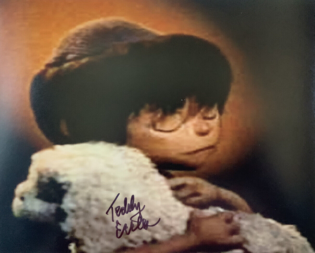 TEDDY ECCLES SIGNED 8x10 Photo Poster painting ACTOR AUTOGRAPHED THE LITTLE DRUMMER BOY RARE