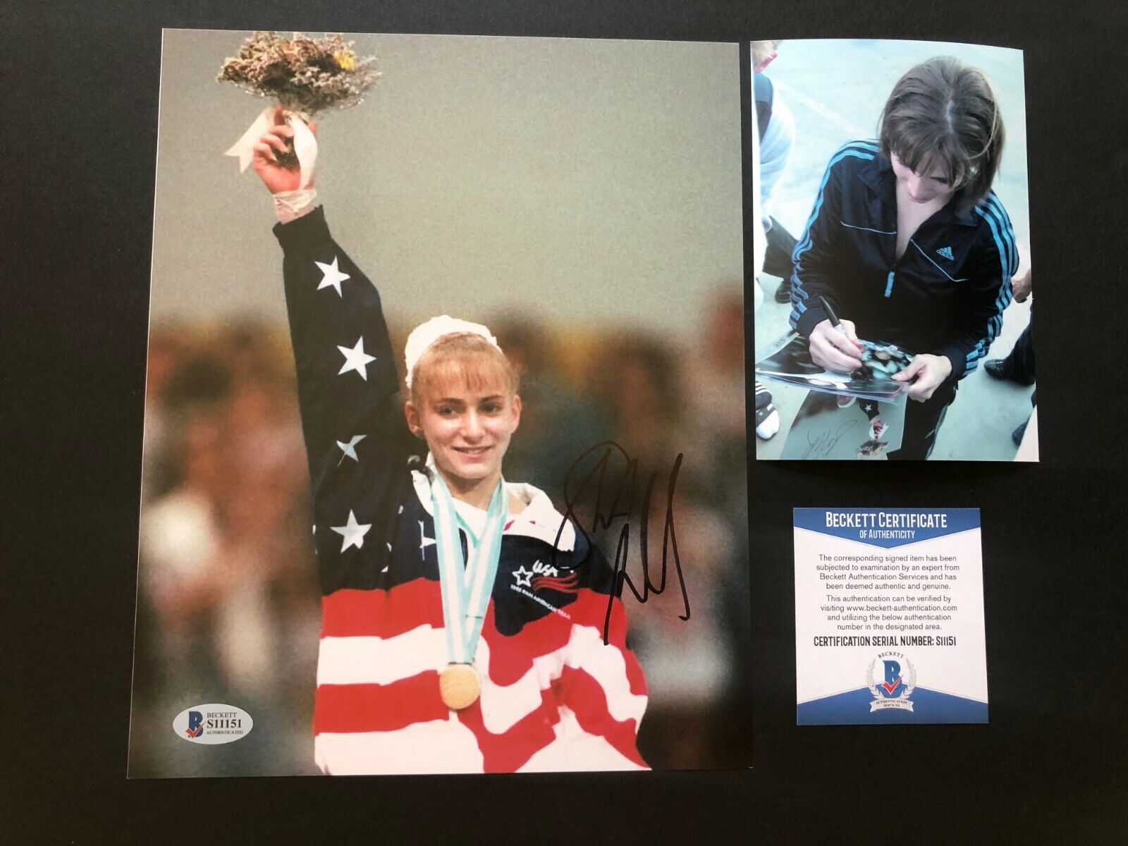 Shannon Miller Hot signed autographed US Olympic 8x10 Photo Poster painting Beckett BAS coa