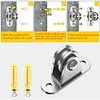 Silent Pulley Detachable Pulley Block Kit Loading 176 Lb (4Pcs)