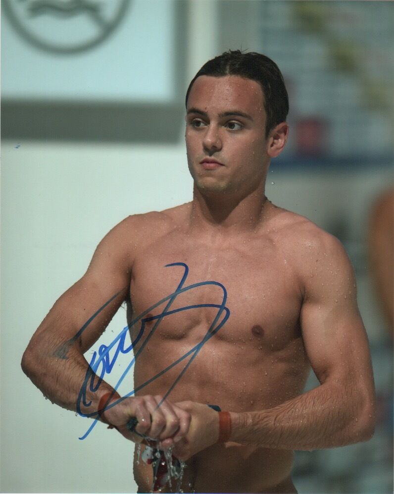 Tom Daley Diving Autographed Signed 8x10 Photo Poster painting COA #2