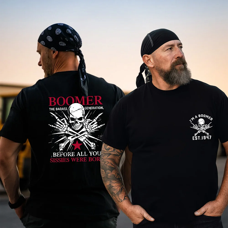 Retro Boomer Before All You Sissie, The Badass Boomer Tee, Custom Year Of Birth T shirt, Cotton Tee Shirt