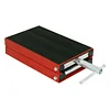 HTTMT- 1100LB 9" Red Wide Deck Motorcycle Center Scissor Lift Jack Platform 14.6" x 9" Hoist Stand Bikes ATV [P/N: ET-CAR-FIX012-BK+RED]