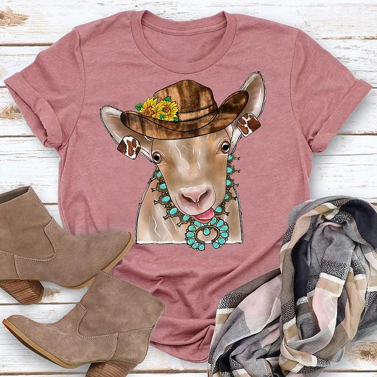 Goat Western T-Shirt-05798