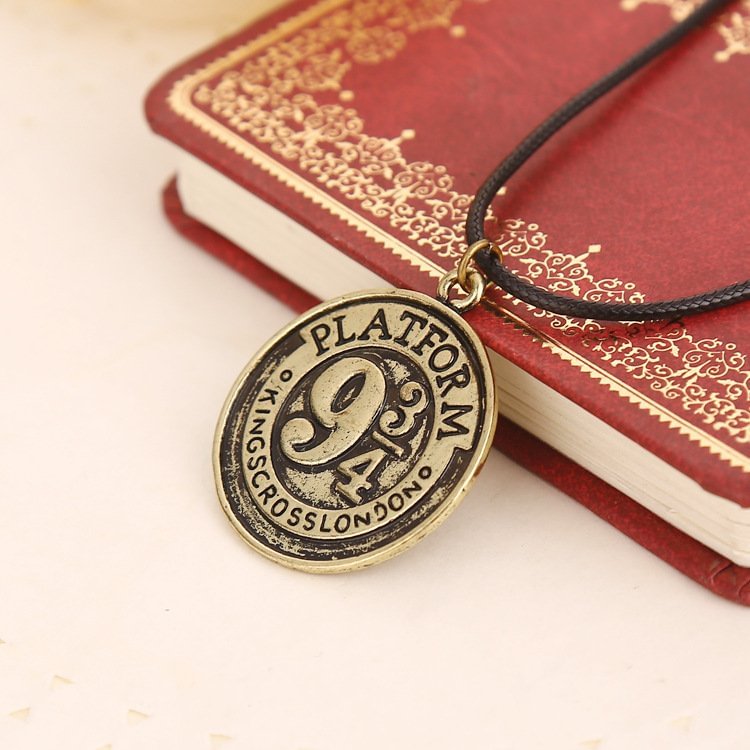 Nine and Three Quarters Pendant Resurrection Coin Necklace
