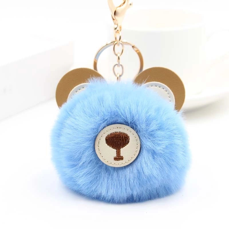 Cute Bear Plush Women's Bag Pendant Keychain