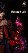 Onigashima Pulling the Cloak Monkey D. Luffy - ONE PIECE Resin Statue - Partner Studio