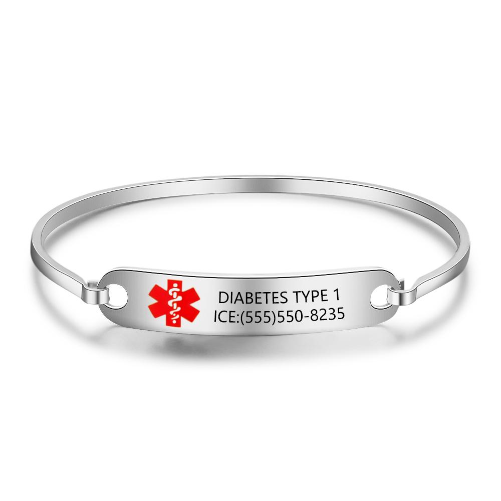 Personalized Emergency ID Bracelets | Life Alert Bracelet