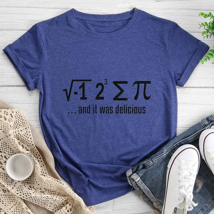 Math Round Neck T-shirt