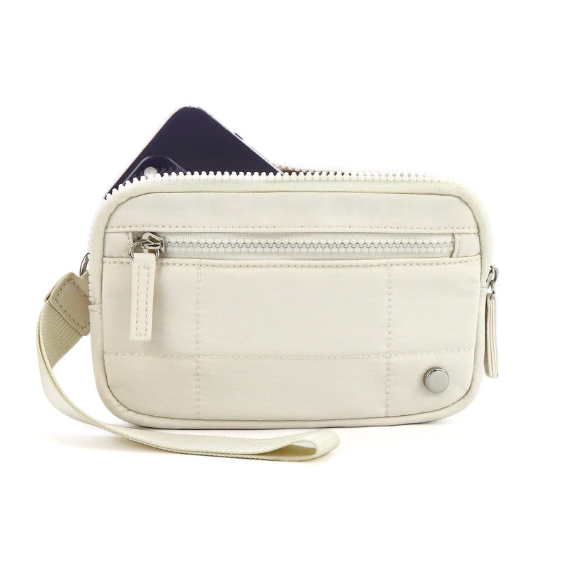 In Stock Hot Lulu Same Transparent PVC Card Bag Wrist Bag Portable Bank Card Change Purse