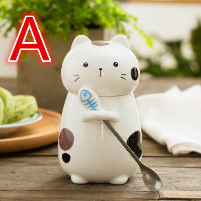 Cute Kawaii Cat Ceramic Cup SP1710674