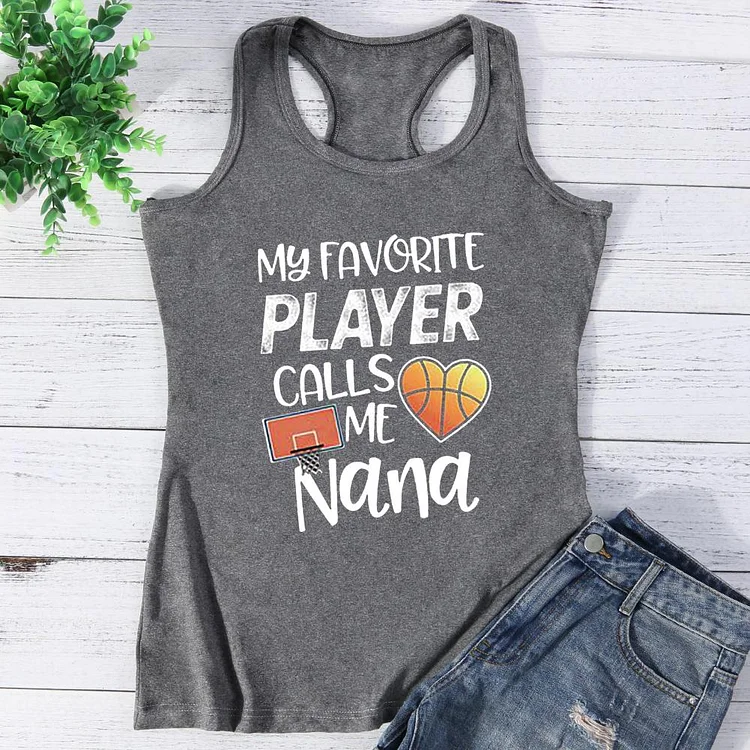 Nana Basketball Vest Top-Annaletters