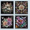(US Local)4Pack Flower-Crystal Rhinestone Diamond Painting(30x30cm)