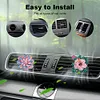 (US Local)Diamond Painting Car Aromatherapy Vent Clip Bling Air Vent Decorations (B)