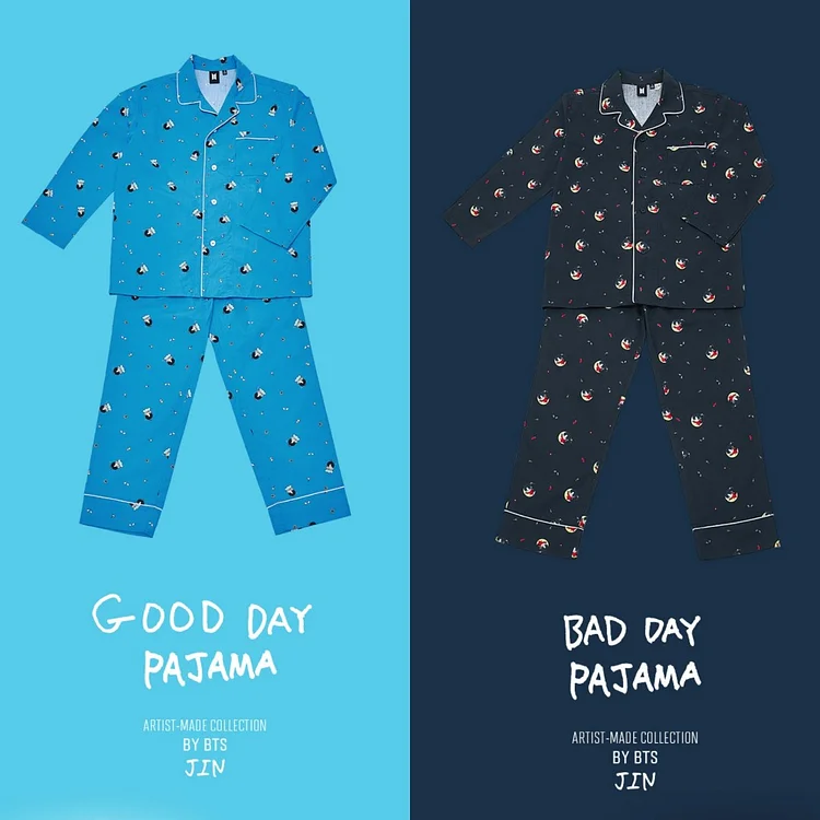 BTS Artist JIN Good Day / Bad Day Pajamas
