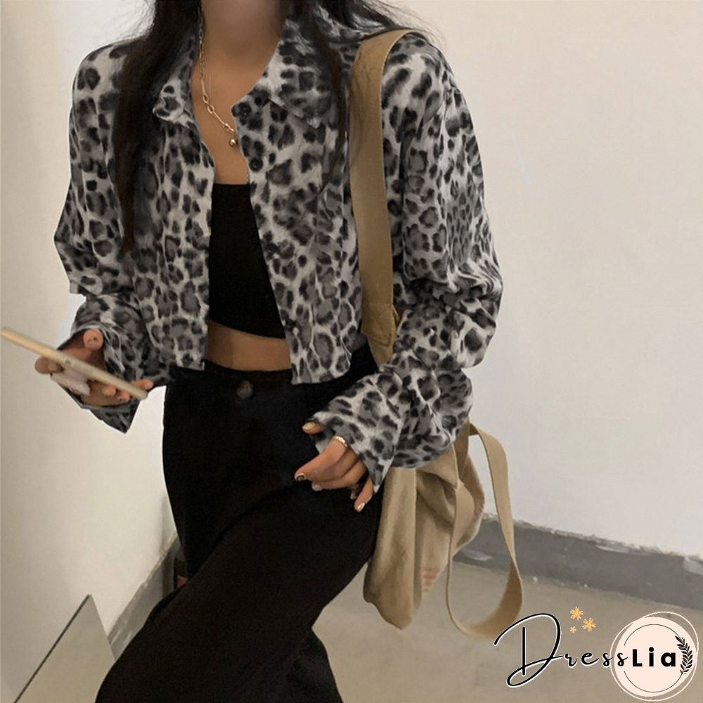 Striped Streetwear Korean Fashion Cropped Jackets Autumn Long Sleeve Turn Down Collar Bomber Jacket Womens Outwear