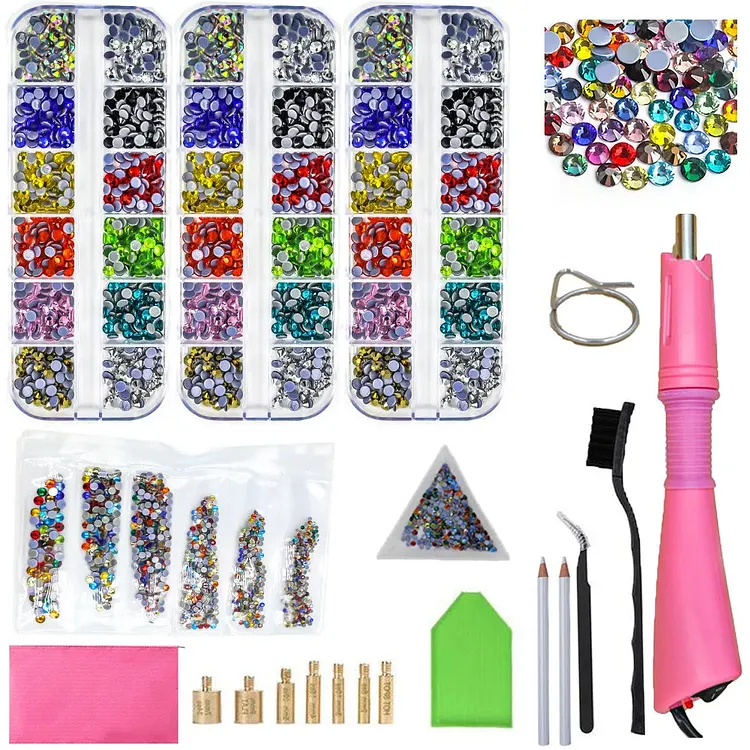 💎Popular New Arrivals✨ - DIY Hot-Fix Rhinestone Setting Tool Kit