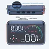 Universal Car HUD On-BD GPS Head Up Display with Speed RMP Water Temperature Overspeed Alarm Digital Speedometer Works for Most Cars