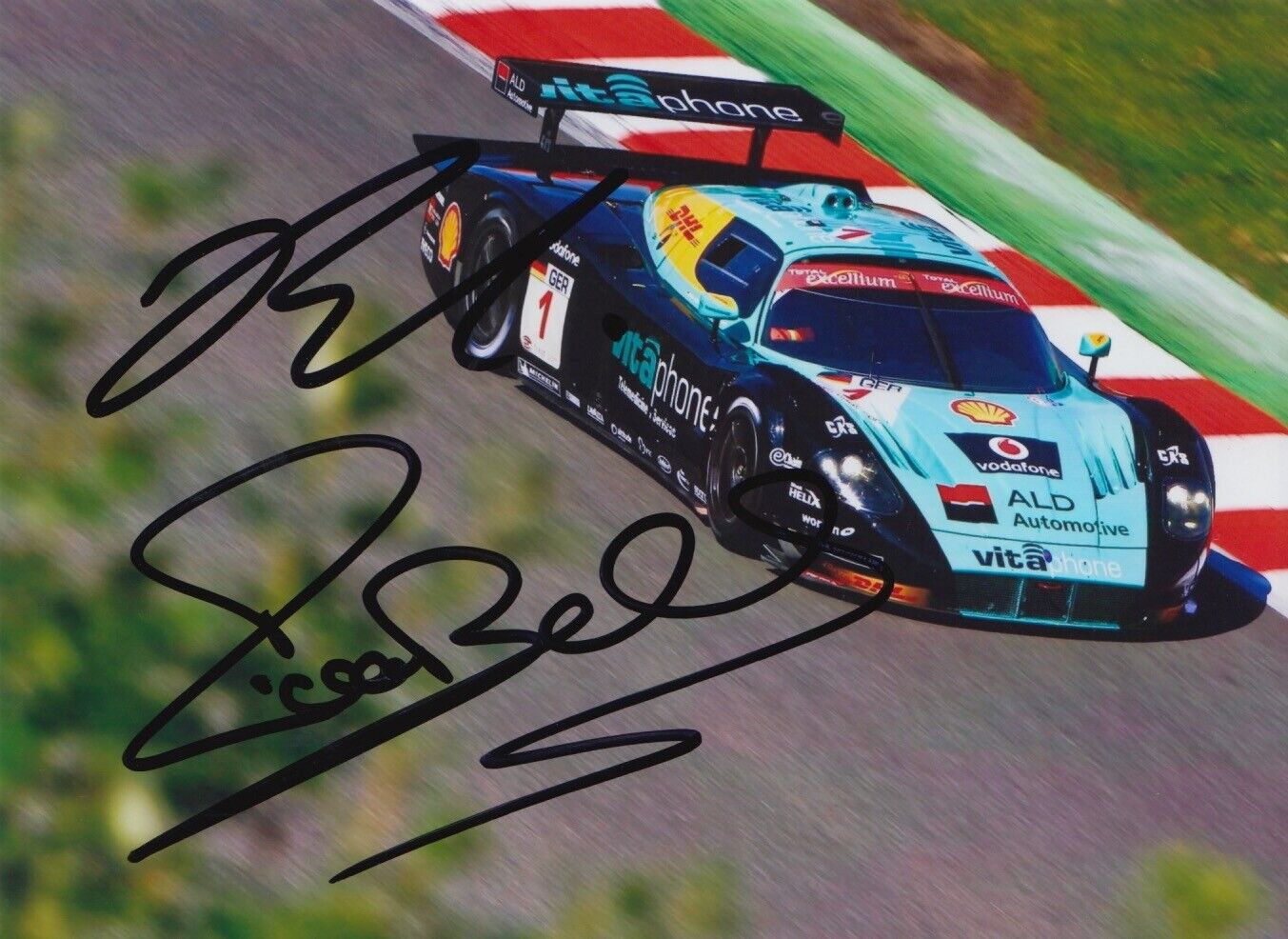 Bertolini and Bartels Hand Signed 7x5 Photo Poster painting - FIA GT Championship 9.