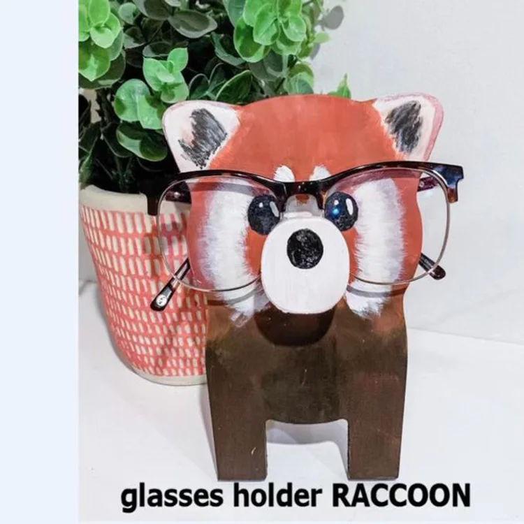 Glasses Holder Stand Gift - Raccoon