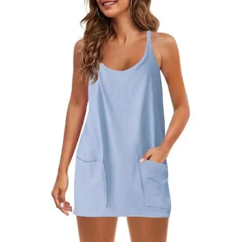 Hot Save - Women's Summer Sleeveless Mini Dress