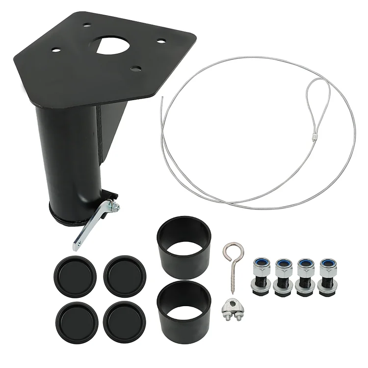 SEBLAFF 12-17 Gooseneck Adapter Kit to 5th Wheel Replacement for RV Camper Truck Trailer