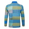 25/26 Real Madrid Blue & Green Stripe Spray long zipper  Training Jacket Set