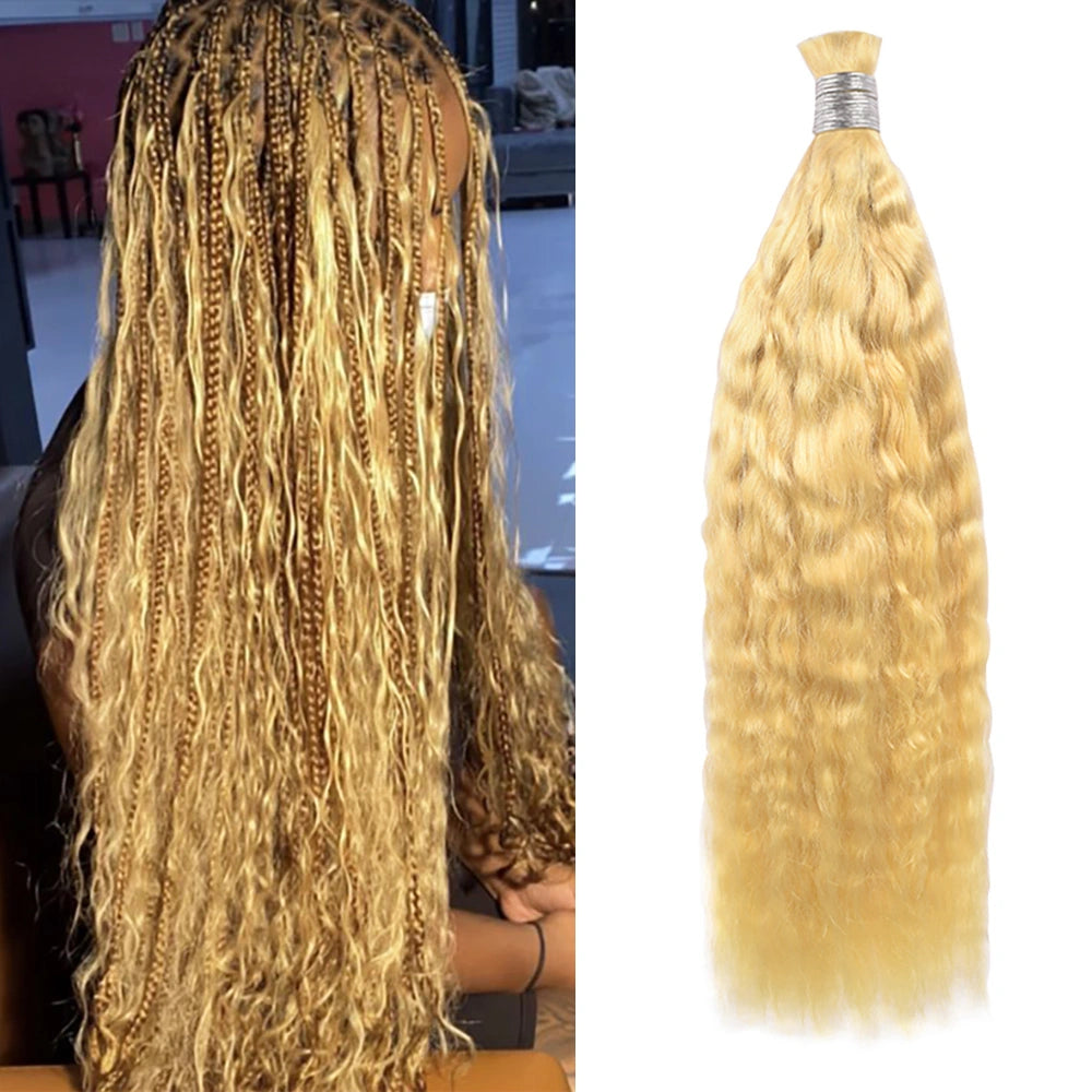 #613 Wave And Wet Hot Braids Bulk Human Hair BORUIHAIR