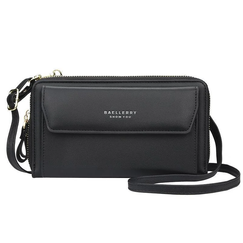 Women 12 Card Slots Large Capacity Phone Bag Crossbody Bag