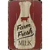 Farm Fresh Milk - Metal Tin Signs(8*12Inch/12*16Inch)