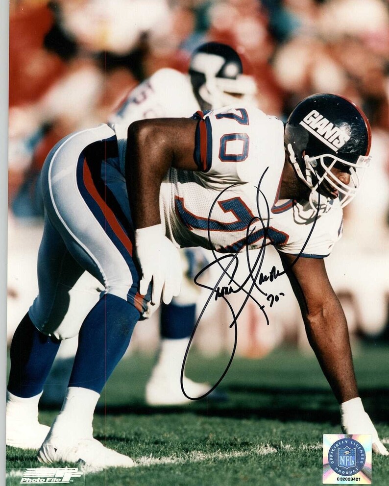 Leonard Marshall Signed Autographed Glossy 8x10 Photo Poster painting (New York Yankees) - COA Matching Holograms