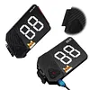 Bicycle Rear Number Light Sign Type-C Rechargeable Bicycle LED Taillights 3 Modes Road Bike Illuminated Tailplates Night Riding Safety Warning Lights