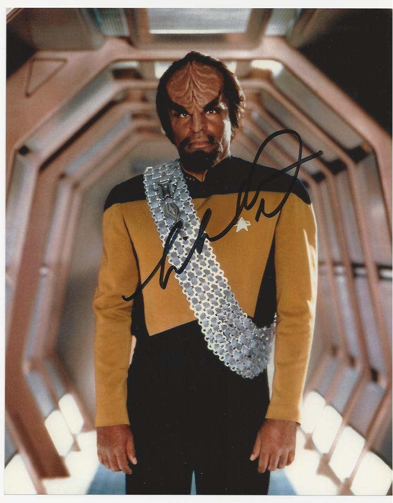 Michael Dorn - Star Trek TNG signed Photo Poster painting