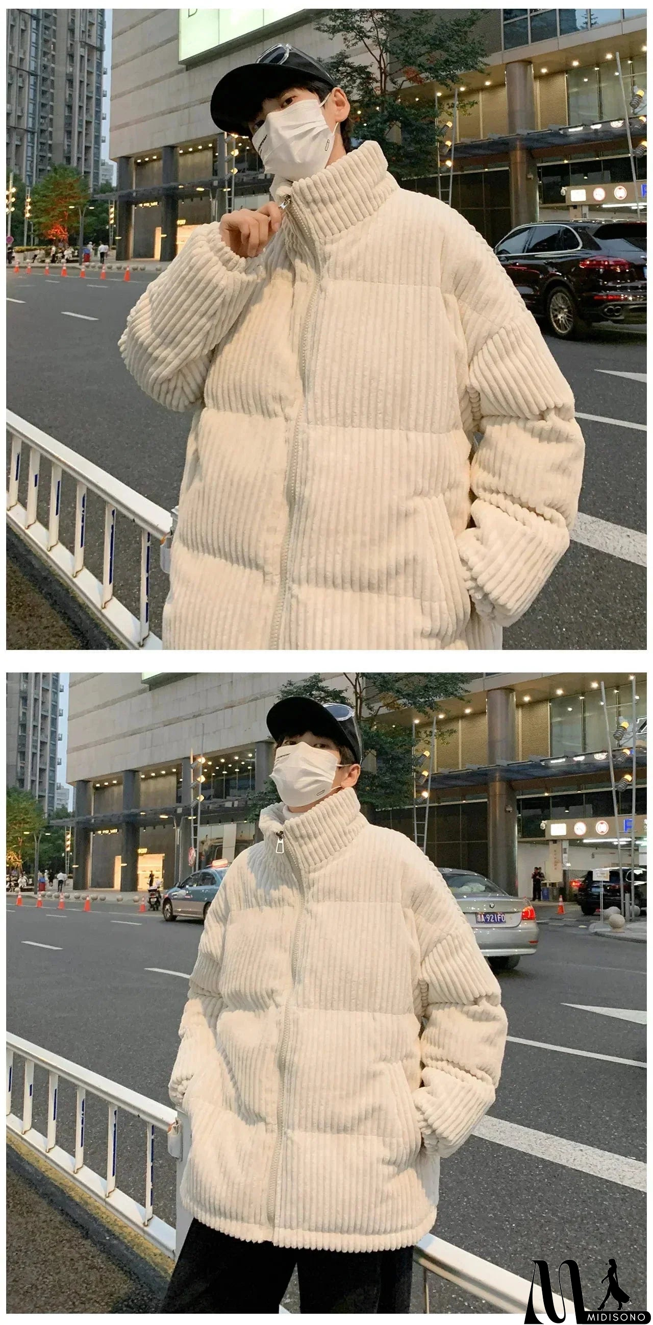 MidiSono - Casual and Effortless winter Coat