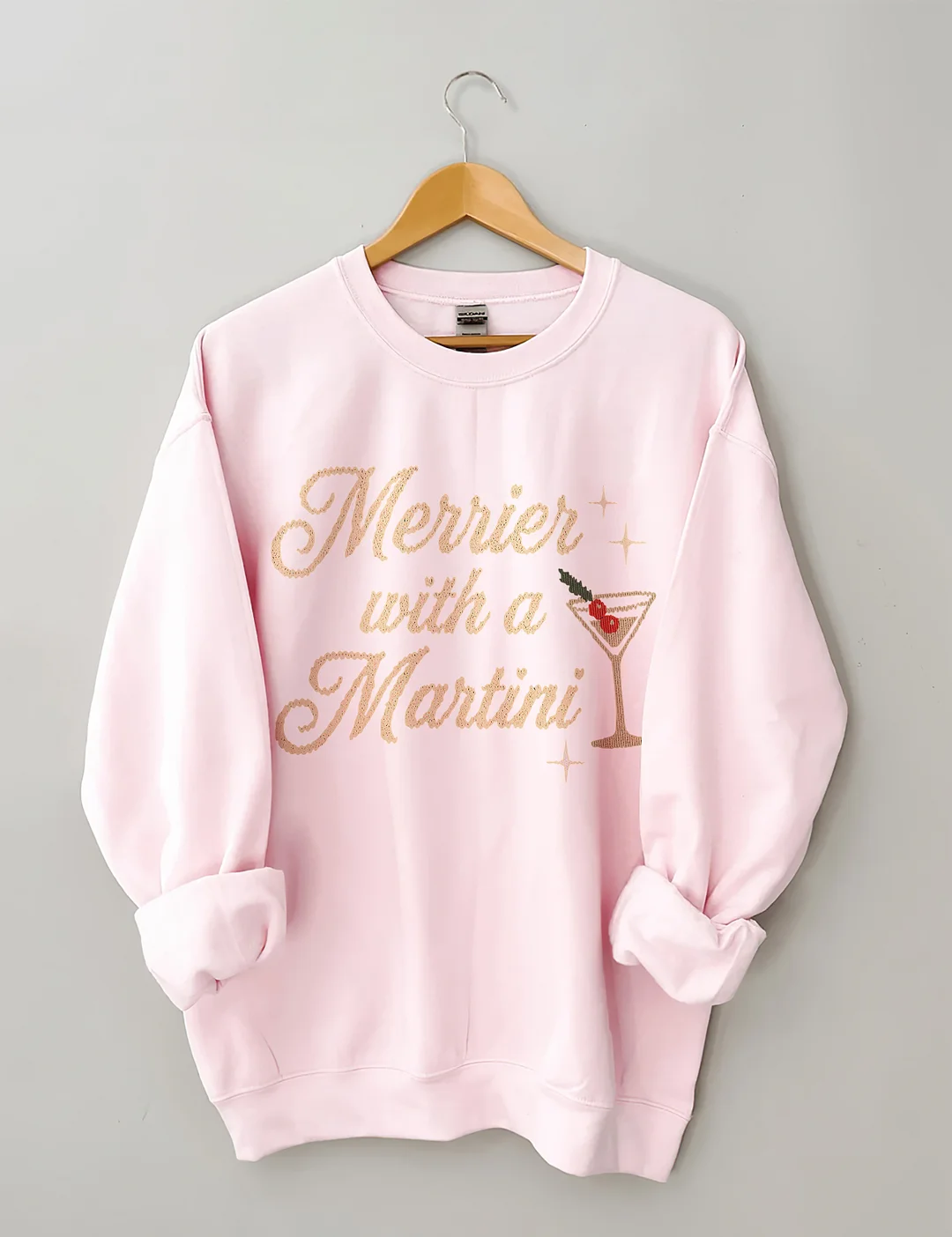 Merrier With A Martini Sweatshirt