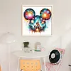 Skull-11CT Stamped Cross Stitch 40*70cm(Big Size)