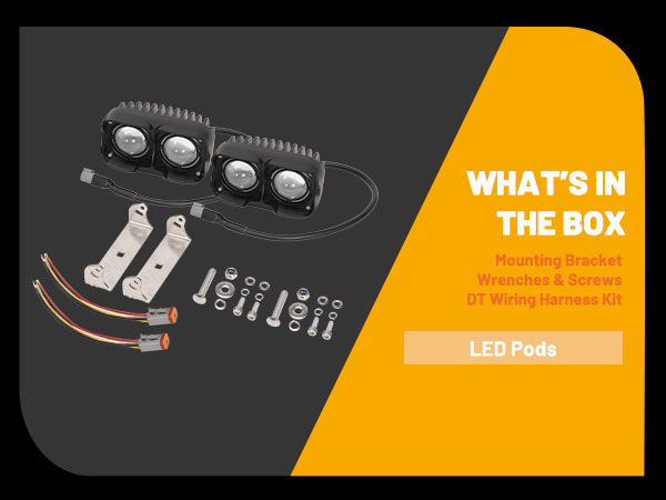 led cube lights offroad