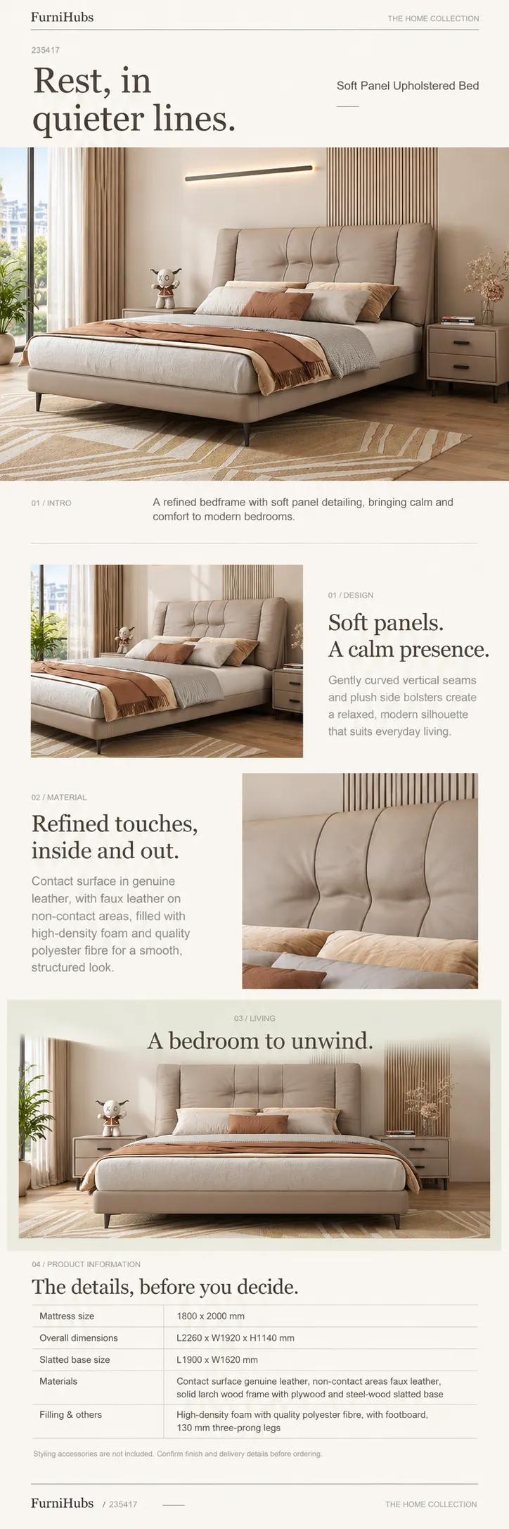 Upholstered Bed 235417