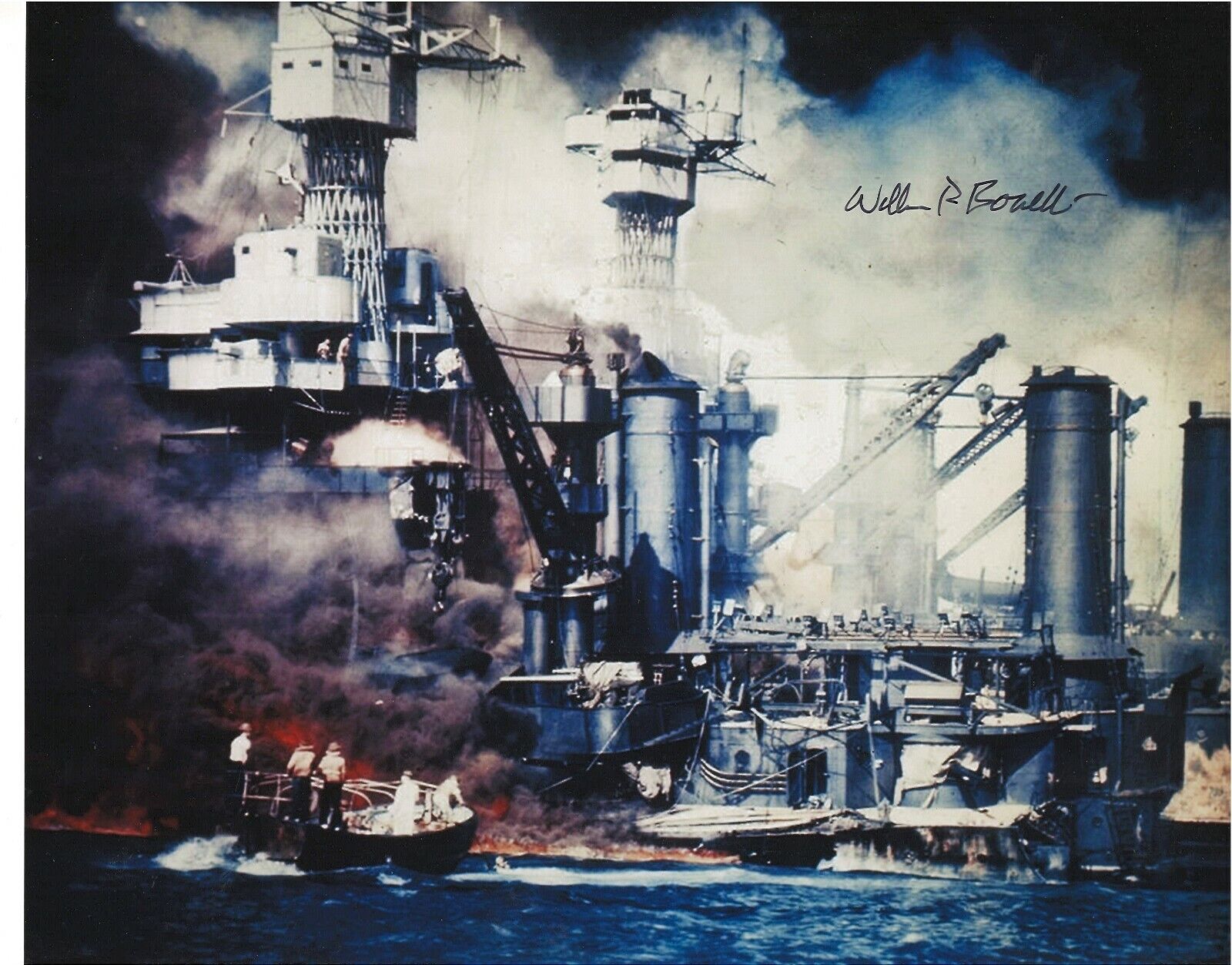 WILLIAM BONELLI HICKAM FIELD PEARL HARBOR ATTACK SURVIVOR RARE SIGNED Photo Poster painting