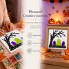 Tombstone Glass Mosaic DIY Craft Kit &ndash; Framed Halloween Wall Art
