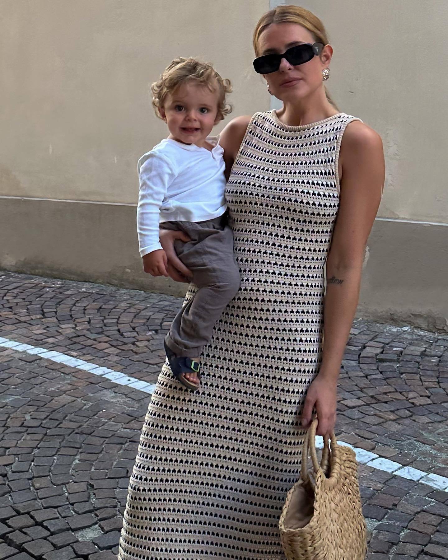 Ootddress Striped See-Through Long Dress Female Elegant Sleeveless High Waist Patchwork Fashion Beach Dress Knit Maxi Dress Summer