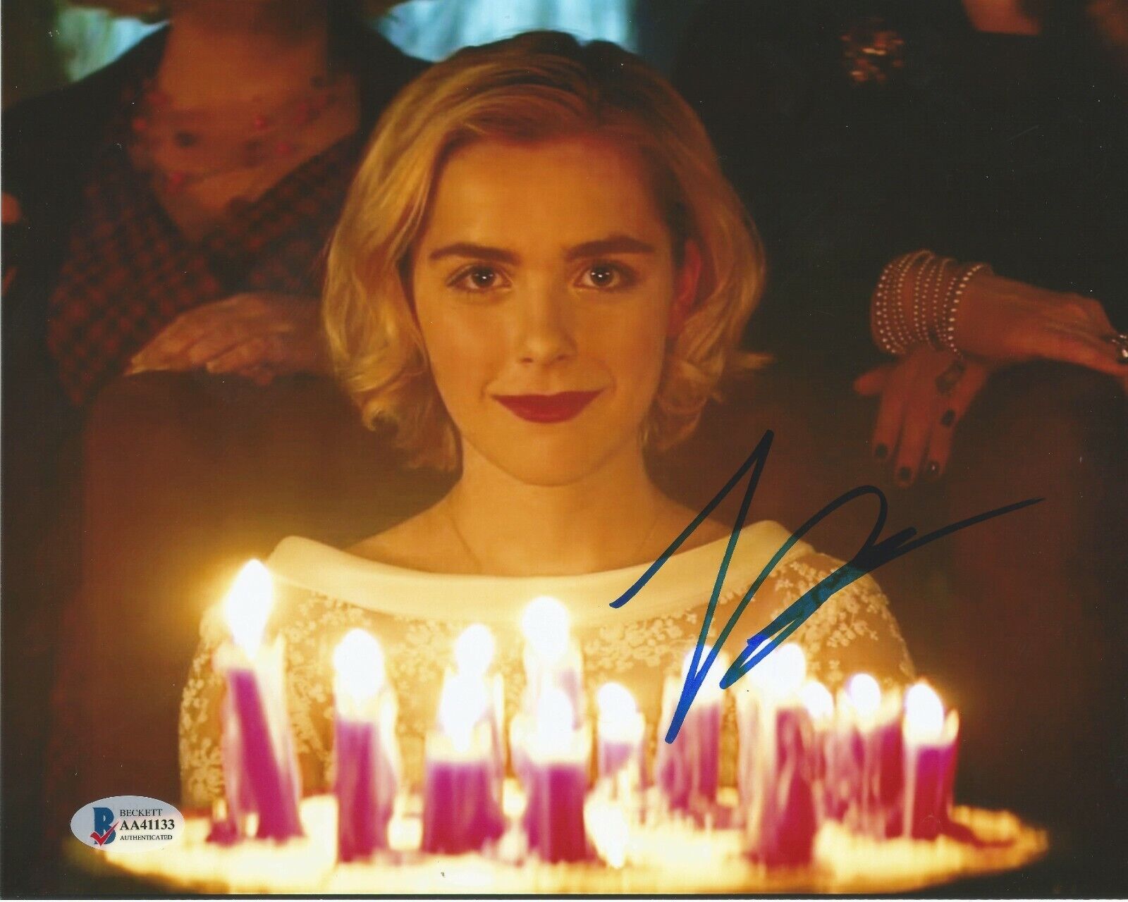 Kiernan Shipka signed Chilling Adventures of Sabrina Beckett Authentic 8x10