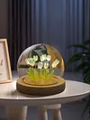 Artificial Tulip Flower Night Light Bedside Lamp LED Night Lamp Christmas Gifts