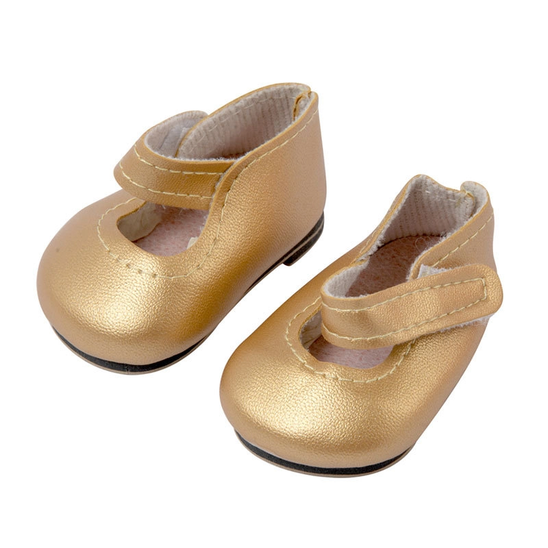 43cm Baby Shoes 18 Inch American Girl Shaf Doll Pink Leather Shoes