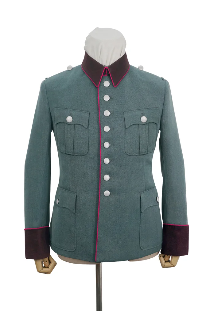   Polizei German Gabardine Service Waffenrock Tunic Short Cut German-Uniform