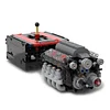 V8 Engine with Gearbox Tech Engine Model Particle Building Block MOC Set (568 pieces)