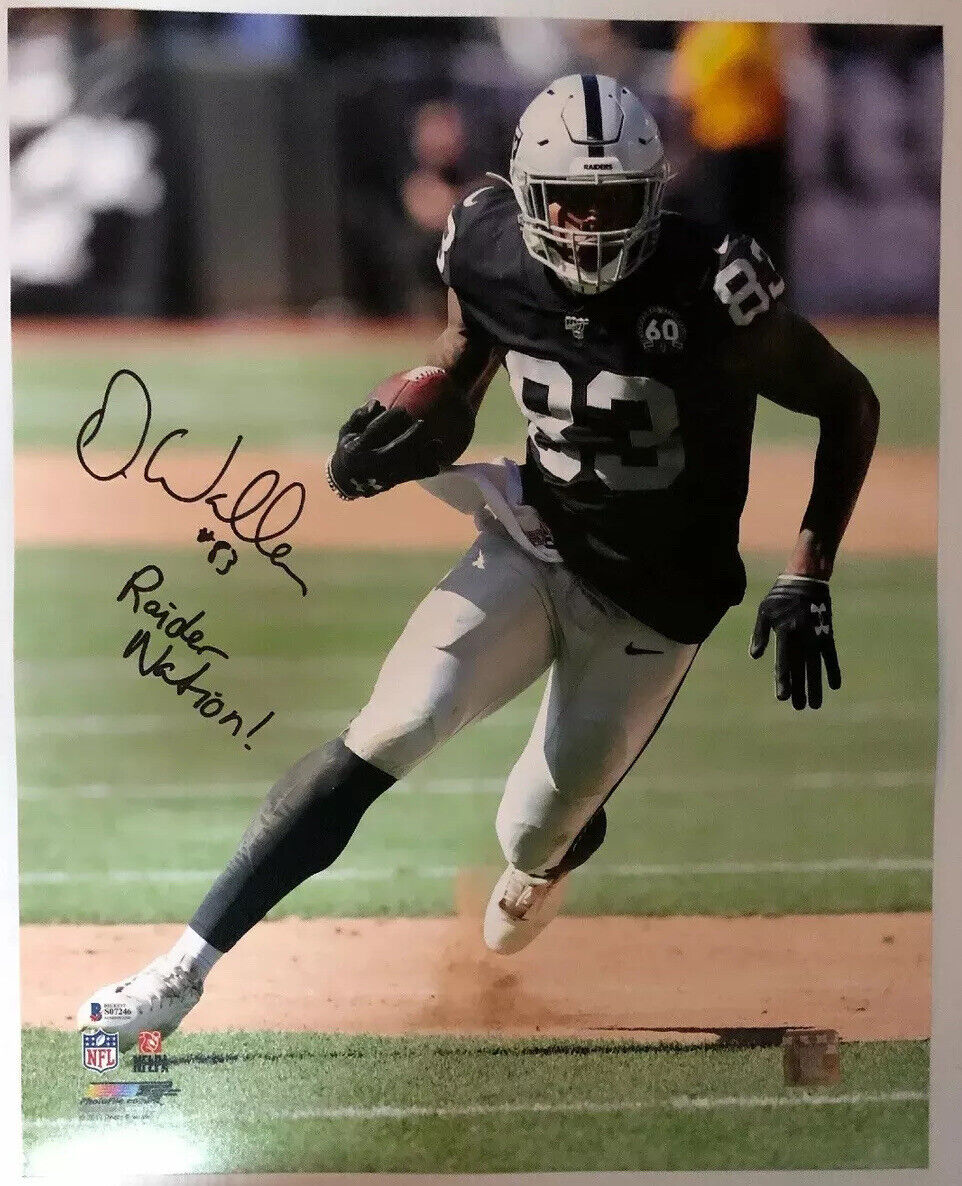 Darren Waller Signed Autographed 16x20 Photo Poster painting Oakland Raiders BECKETT COA 4