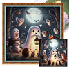 (Multi-Style) Halloween Ghost-11CT Stamped Cross Stitch 40*40cm/15.75*15.75in