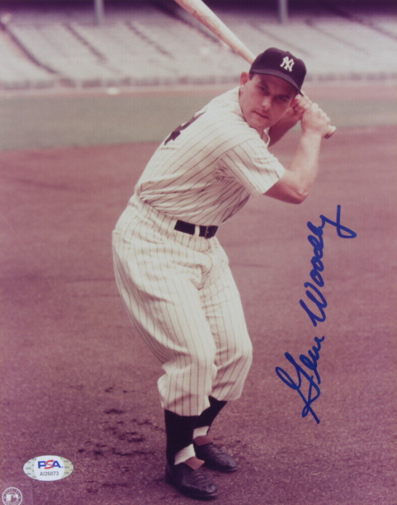 Autographed Gene Woodling Signed 8x10 Photo Poster painting MLB New York Yankees Baseball PSACOA