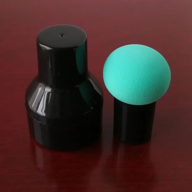 Non-latex Makeup Sponge Mushroom Head Powder Liquid Foundation Puff Dry & Wet Multi- function Cosmetic Tool Tamp Storage Box