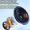 BT6.0 Wireless HD Sound Headphones with Ear Hook In-Ear Sports Headphones Type-C Charging Single Business Earplugs for Business Meeting Lecture